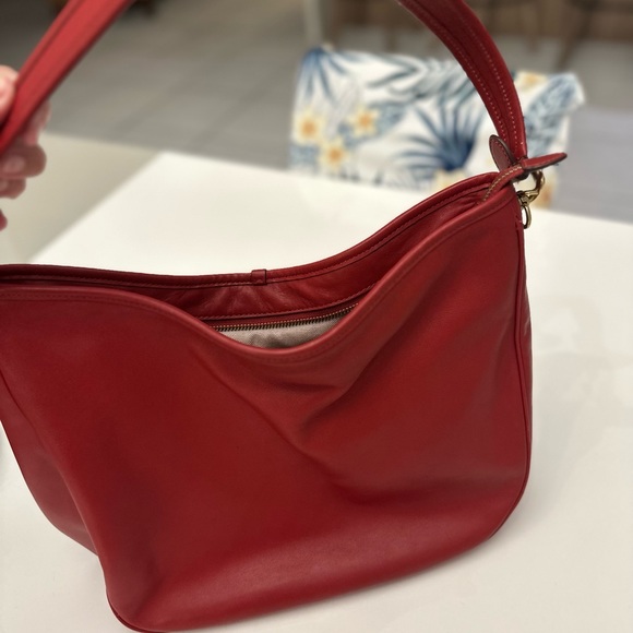 Coach Handbags - Coach Soft Leather Tabby Hobo-red